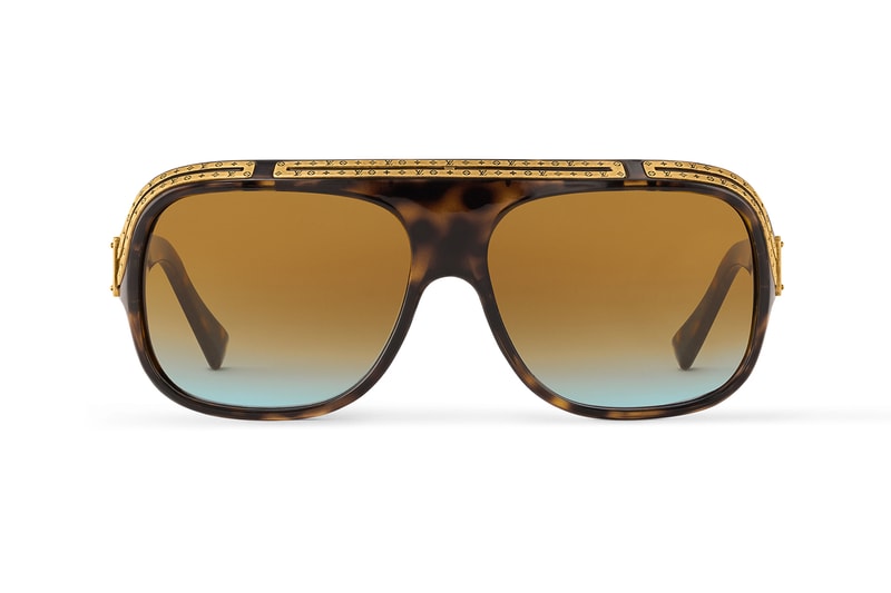 Louis Vuitton Iconic Millionaires Sunglasses Pharrell Williams 1.0 3.0 turquoise-blue black orange lenses