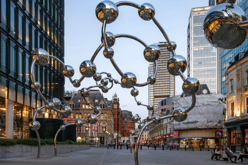 Yayoi Kusama's 'Infinite Accumulation' Sculpture Swirls in London