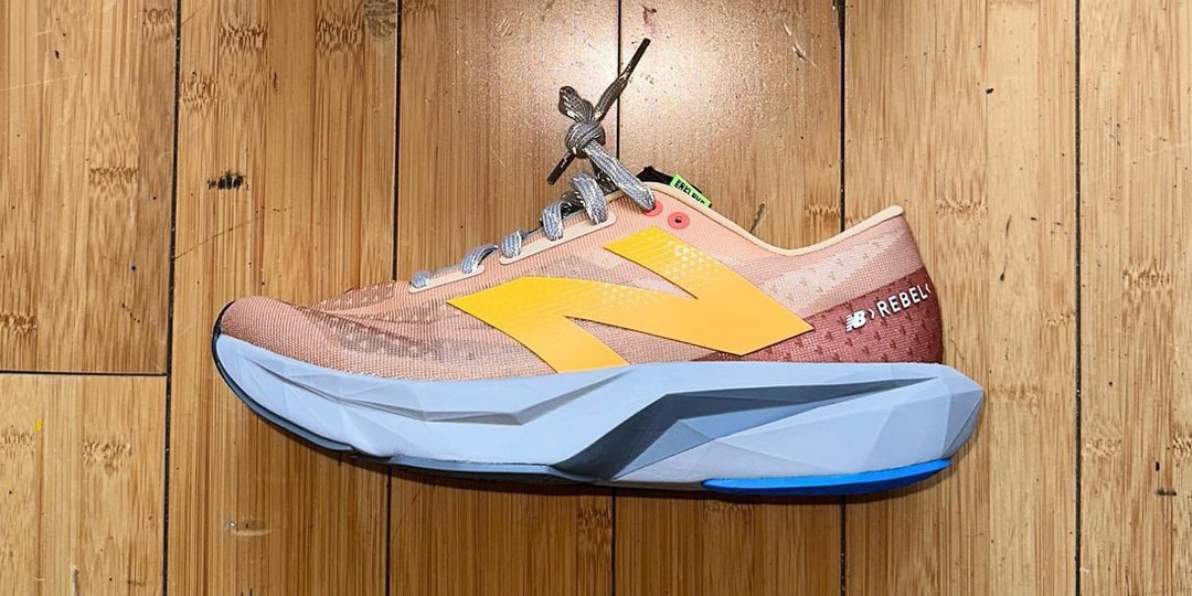Another Look at Action Bronson's New Balance FuelCell Rebel v4 "Foxtrot"