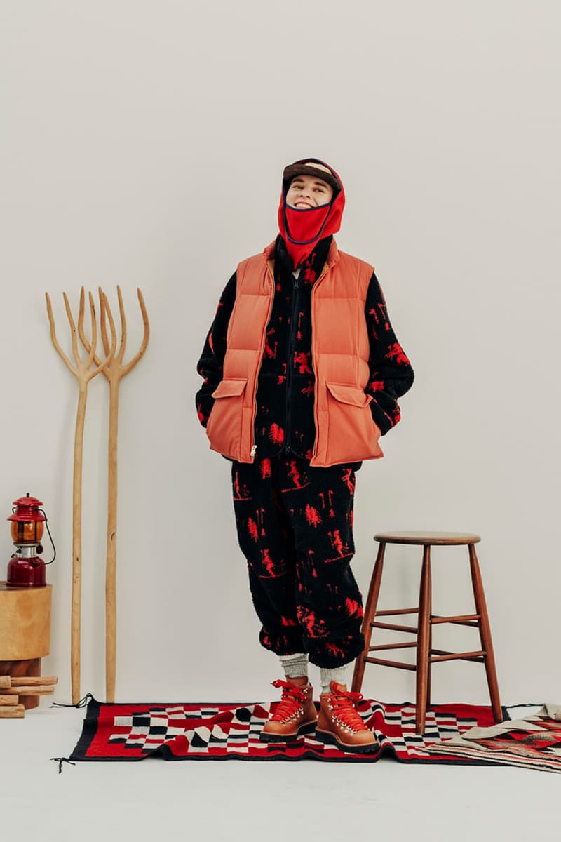 BEAMS PLUS Goes Back to Basics for Fall/Winter 2024 Range collection capsule price release info fw24 autumn vest jacket jacquard fleece pants cargo link