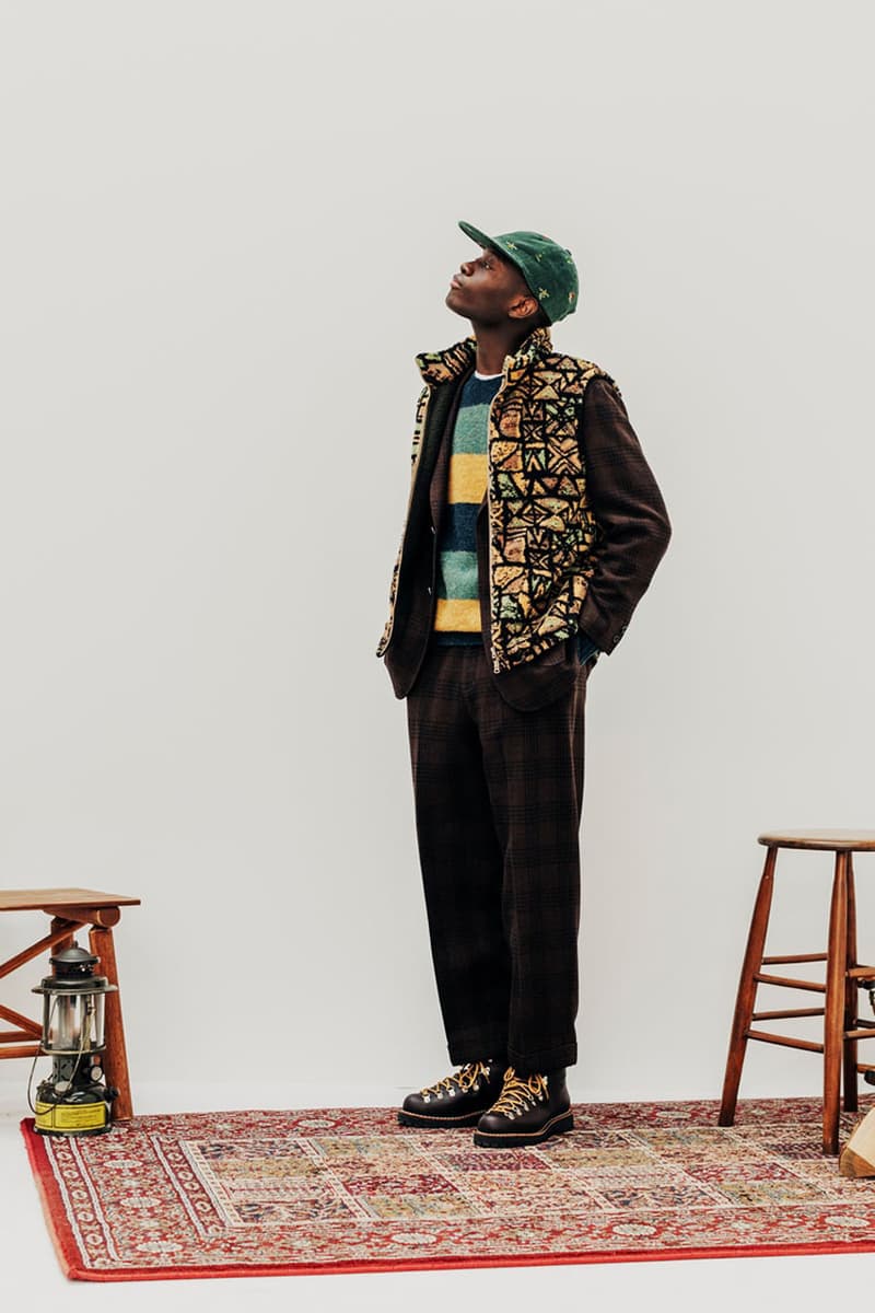 BEAMS PLUS Goes Back to Basics for Fall/Winter 2024 Range collection capsule price release info fw24 autumn vest jacket jacquard fleece pants cargo link