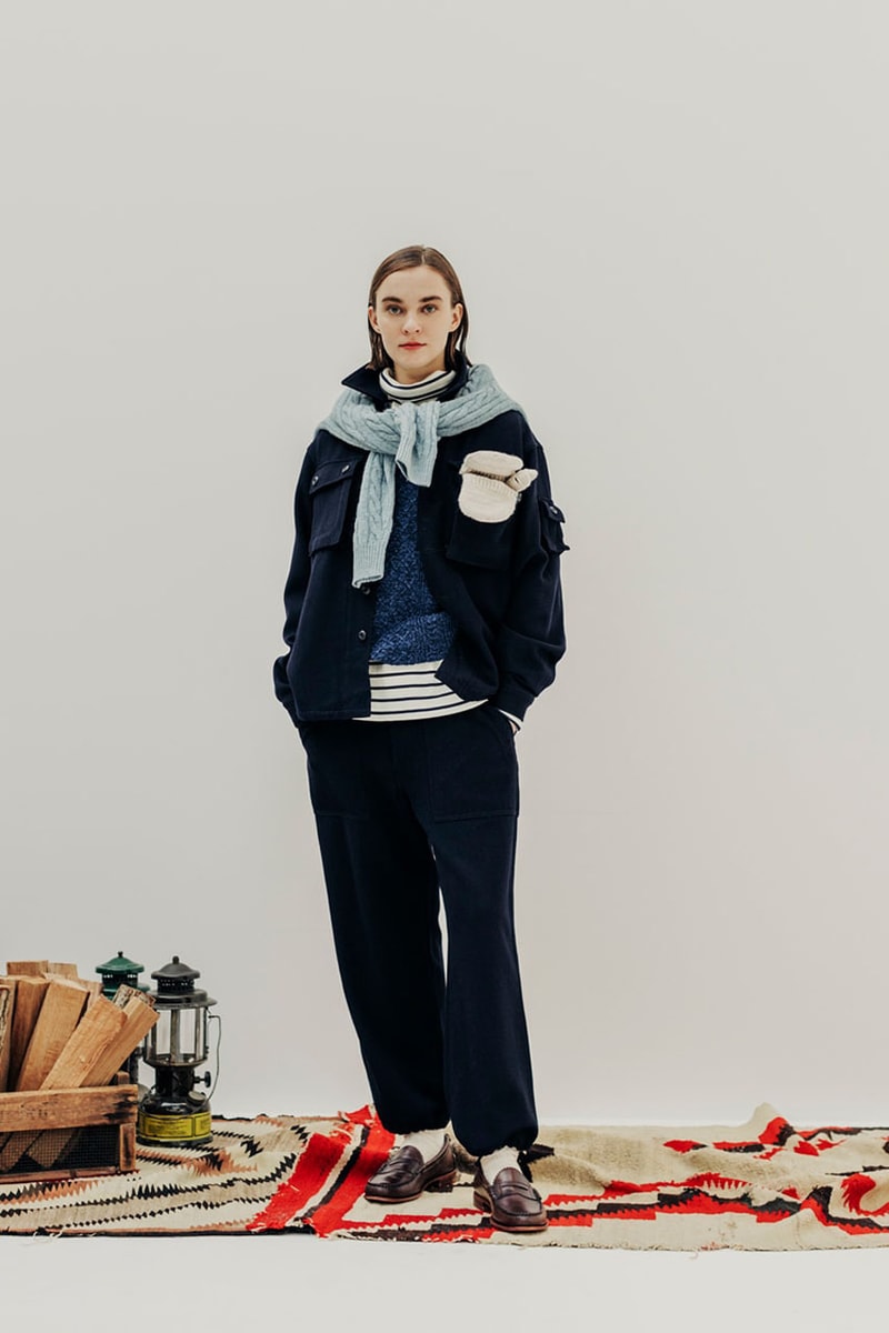 BEAMS PLUS Goes Back to Basics for Fall/Winter 2024 Range collection capsule price release info fw24 autumn vest jacket jacquard fleece pants cargo link