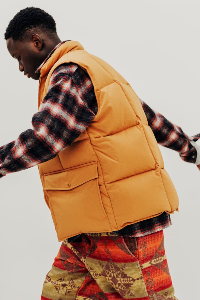 BEAMS PLUS Goes Back to Basics for Fall/Winter 2024 Range collection capsule price release info fw24 autumn vest jacket jacquard fleece pants cargo link