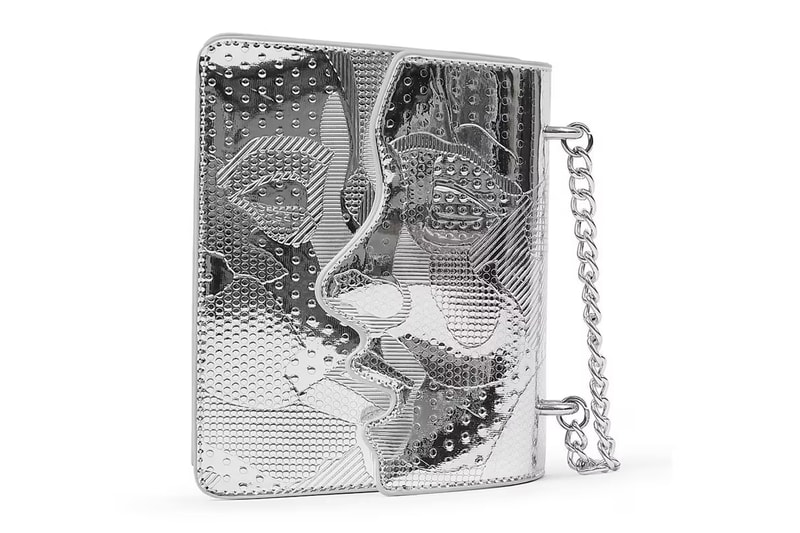kidsuper kissing bag chrome metal chain strap detachable new colorway launch brooklyn designer studio price purchase online details info