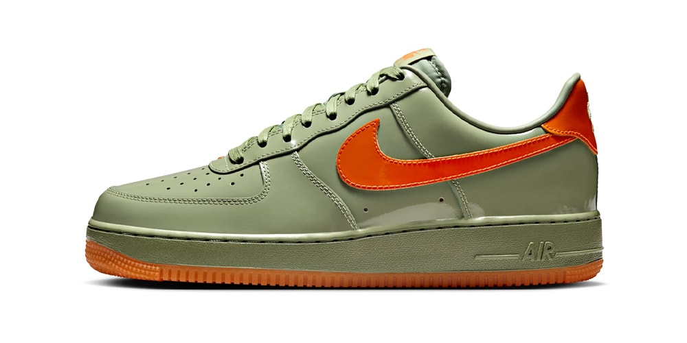 Nike Dresses the Air Force 1 Low in Shiny “Oil Green”