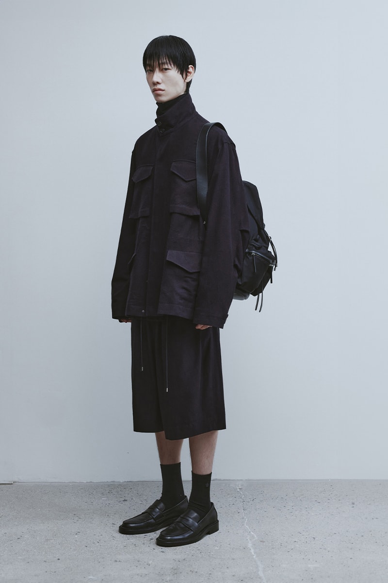 Youth Lab Unveils "Circle of Eternity" Collection Fall/winter 2024 From full bloom to the ground again jacket leather turtle neck