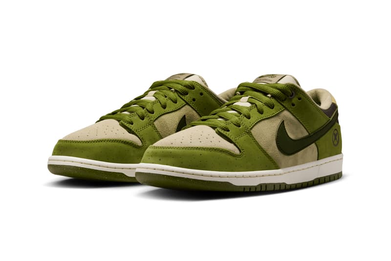 Yuto Horigome Nike SB Dunk Low Asparagus HF8022-300 Info release date store list buying guide photos price skateboarding