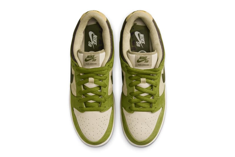 Yuto Horigome Nike SB Dunk Low Asparagus HF8022-300 Info release date store list buying guide photos price skateboarding