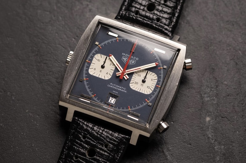 Steve McQueen Heuer Monaco 'Le Mans; Heuer ref. 1133B Sotheby's New York Important Watches Auction Info