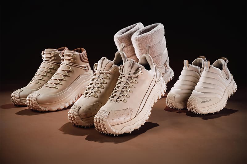 Moncler Trailgrip Fall Winter 2024 Collection sneakers footwear sport mountaineering Apex Chalet GTX