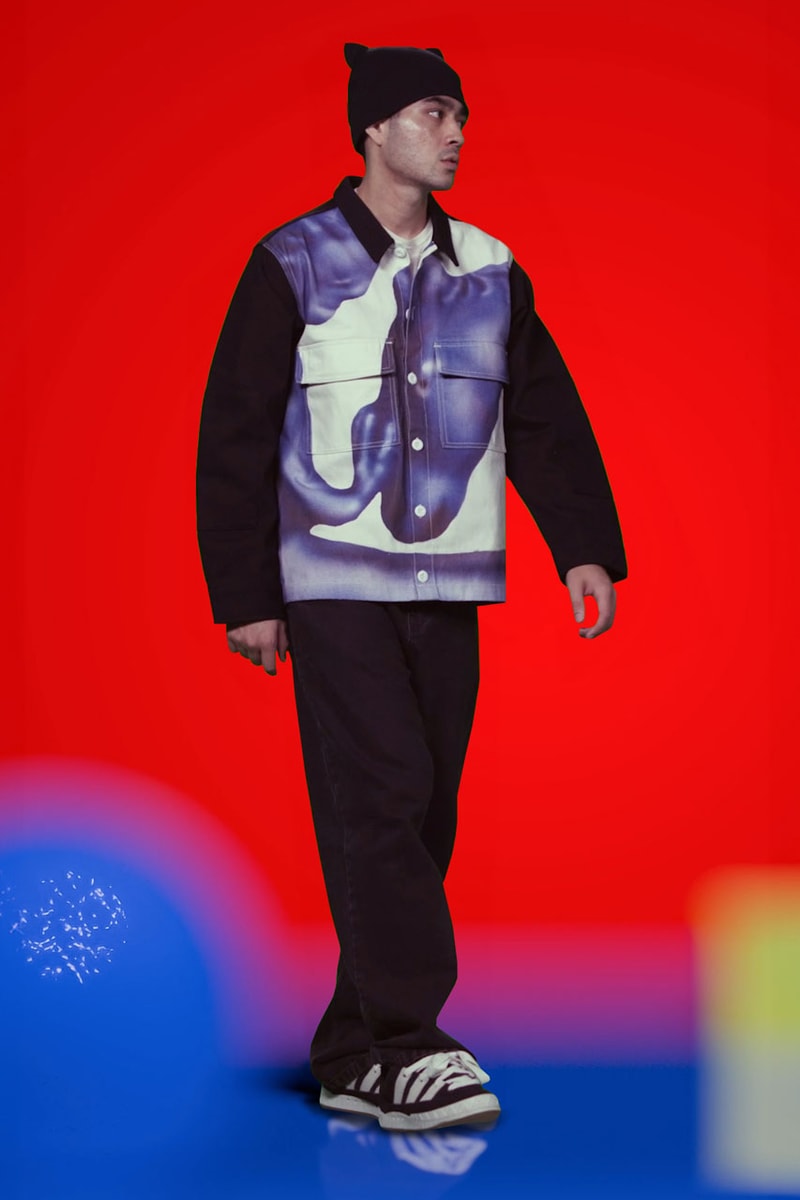 PLEASURES x Austin Lee Craft a Colorful Collaborative Capsule release info price lookbook collection art artist graphic shirt hoodie art digital computer painting visual 3d print screen video animation 