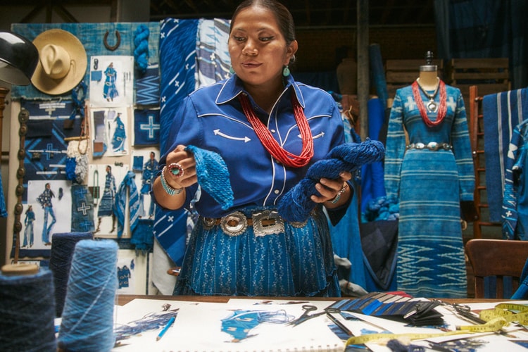 Polo Ralph Lauren and Navajo Weaver Naiomi Glasses Drop Third Capsule ‘Denim Daydream’