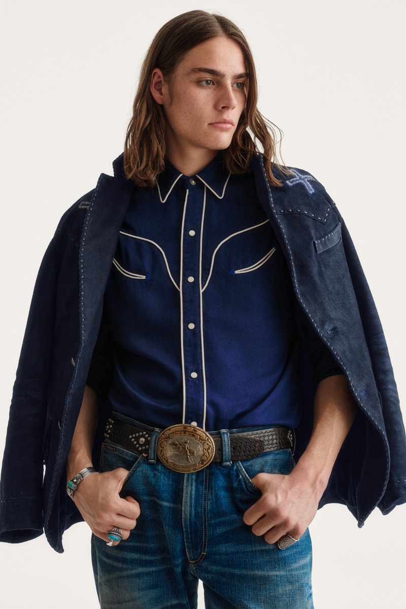 polo ralph lauren naiomi glasses artist in residence drop collection unveil lookbook navajo weaver third final capsule view jewelry pieces sweaters rodeo