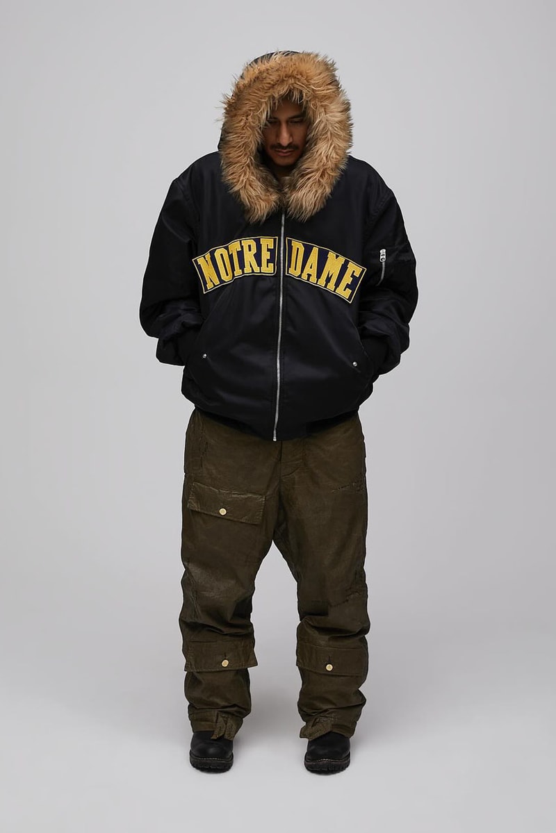 Luka Sabbat's Marking Distance Unveils First-Ever Collection spring summer 2025 capsule lookbook release info james pierce design drop price leather denim american flag collegiate hoodie shirt distressed 