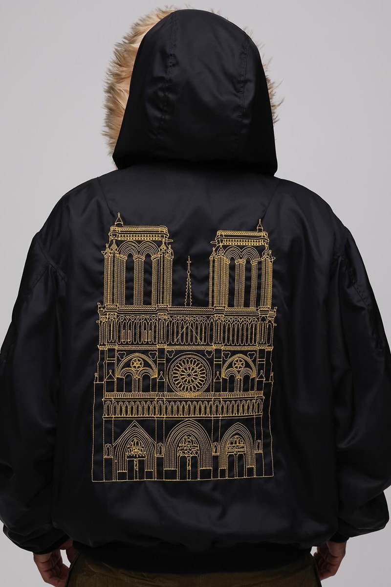 Luka Sabbat's Marking Distance Unveils First-Ever Collection spring summer 2025 capsule lookbook release info james pierce design drop price leather denim american flag collegiate hoodie shirt distressed 