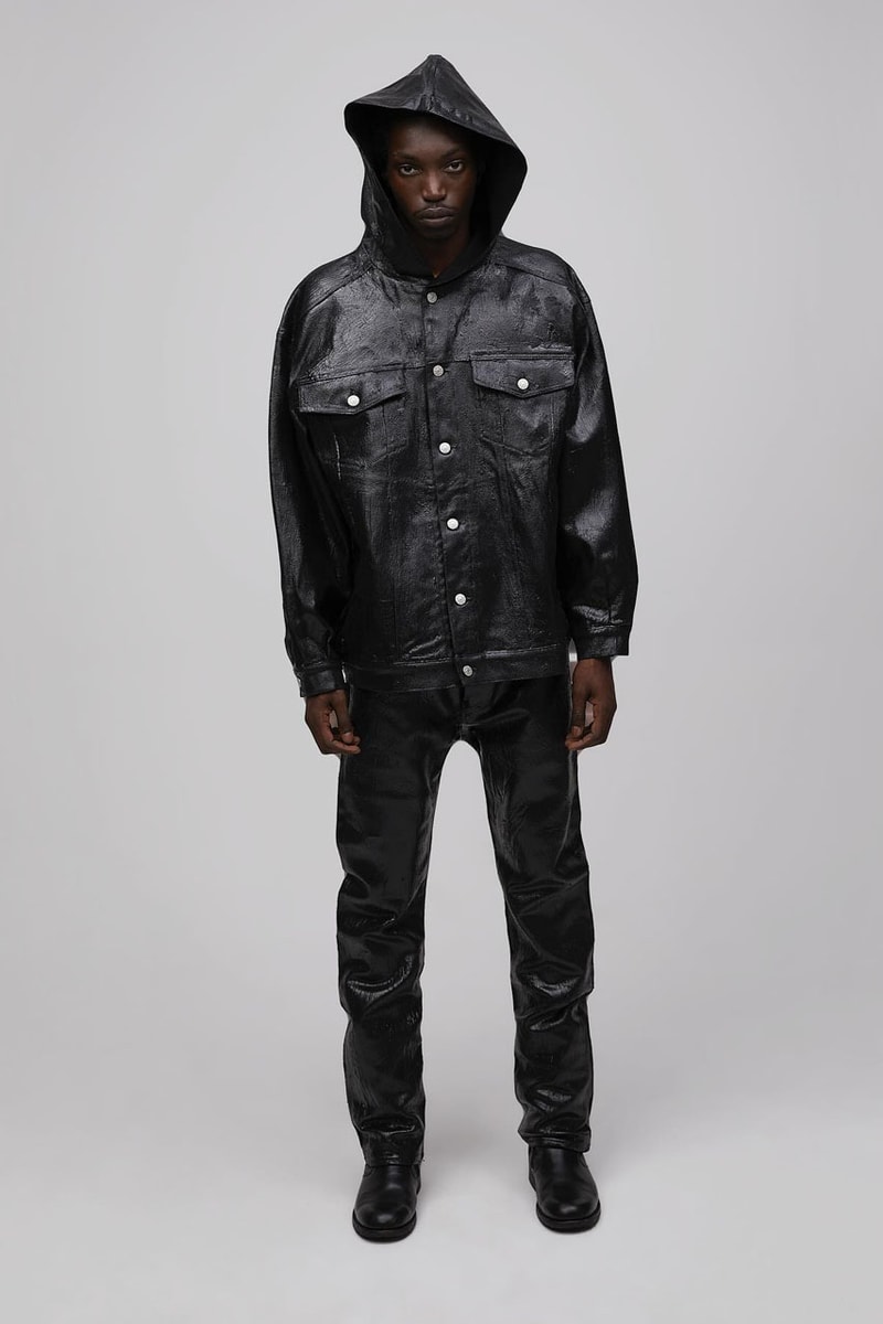 Luka Sabbat's Marking Distance Unveils First-Ever Collection spring summer 2025 capsule lookbook release info james pierce design drop price leather denim american flag collegiate hoodie shirt distressed 