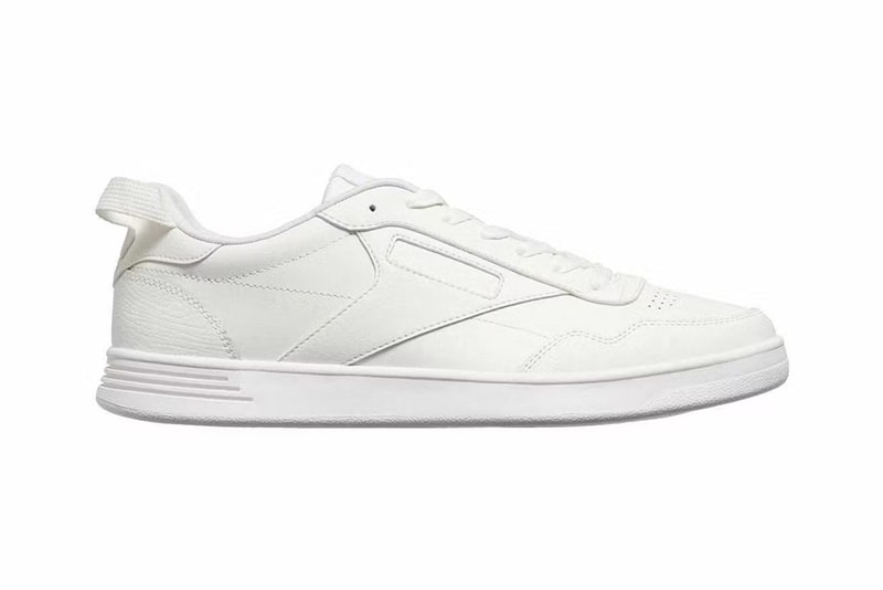 MUJI x Reebok Clean Up the Club C 85 collab footwear sneaker link price drop collaboration upper white black colorway label brand japan 