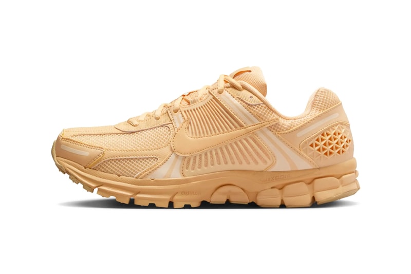 Official Look Nike Zoom Vomero 5 "Celestial Gold" HF5493-200 release info comfort monochromatic shoe sneakers swoosh