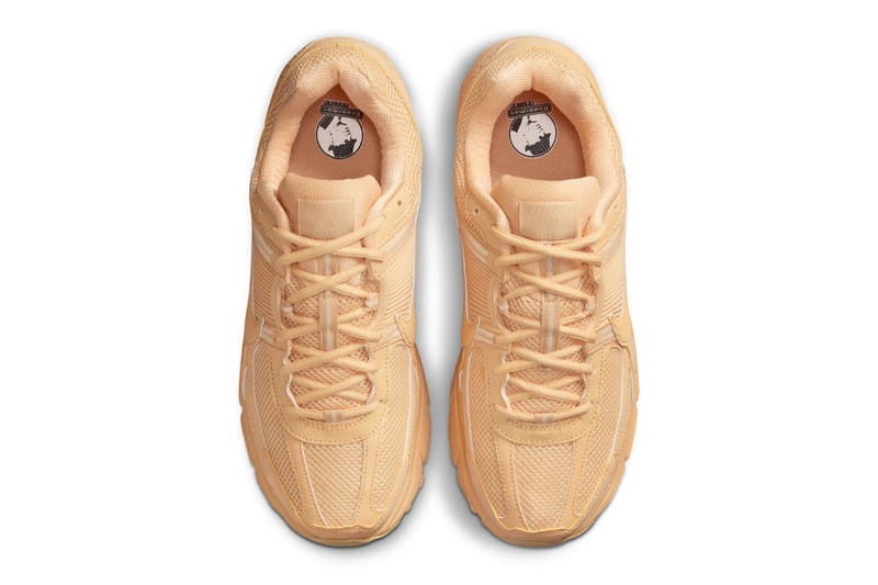 Official Look Nike Zoom Vomero 5 "Celestial Gold" HF5493-200 release info comfort monochromatic shoe sneakers swoosh