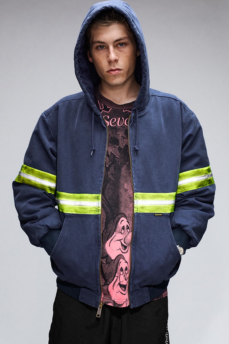 Supreme Fall/Winter 2024 Lookbook frank frazetta mister cartoon jackets shirts tops sweats tees pants shorts hats accessories bags beanies aoi brooklyn machine works jacob & Co. nike air force 1 mid nike af1 snow white seven dwarves weight rack swarovski pepper shakers kitchen ware 