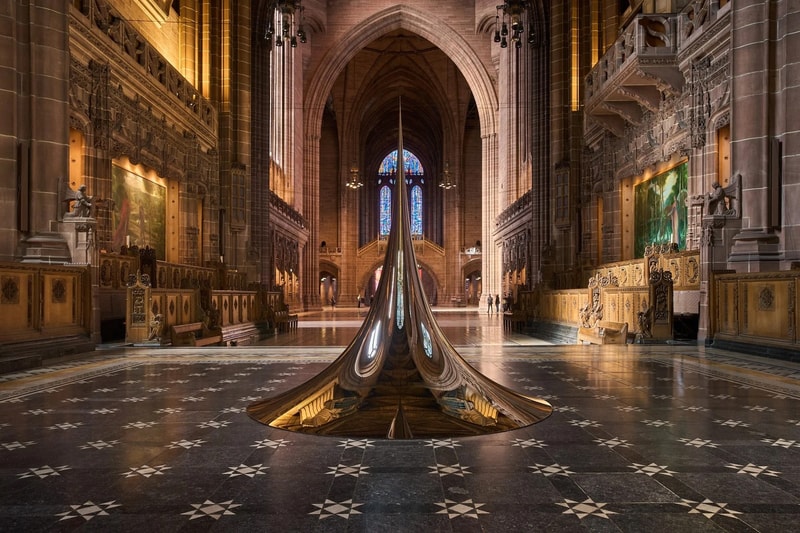 anish kapoor liverpool cathedral art 