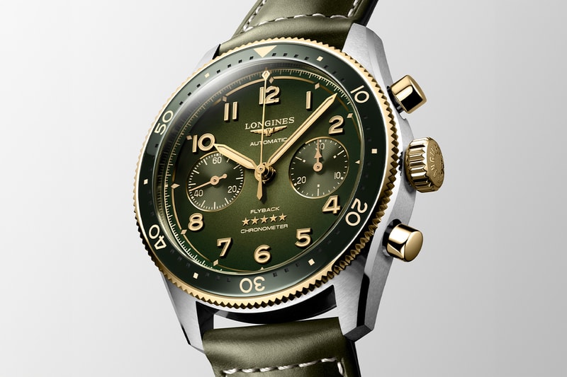 Longines Spirit Flyback L3.821.5.53.2 matte shaded green 18-carat yellow gold L3.821.5.59.2  matte shaded brown 18-carat rose gold Release Info COSC-certified L791.4