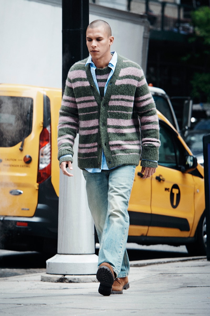 Samsøe Samsøe "Nine to Nine" FW24 Collection Cardigan bomber jacket Philipp Paulus New York City Scandinavian
