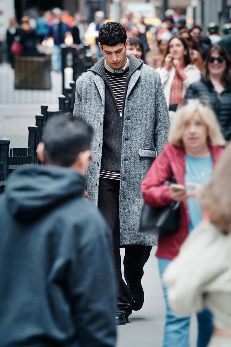 Samsøe Samsøe "Nine to Nine" FW24 Collection Cardigan bomber jacket Philipp Paulus New York City Scandinavian