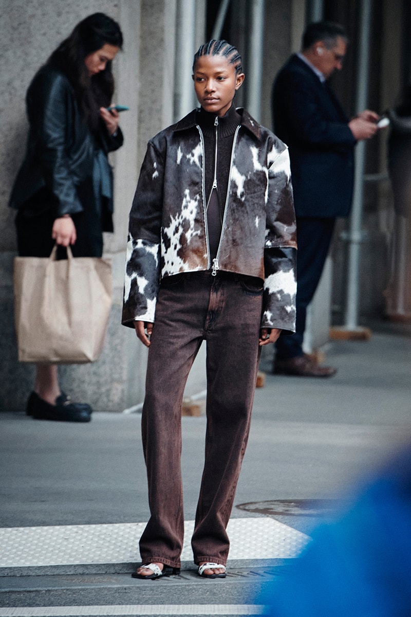 Samsøe Samsøe "Nine to Nine" FW24 Collection Cardigan bomber jacket Philipp Paulus New York City Scandinavian