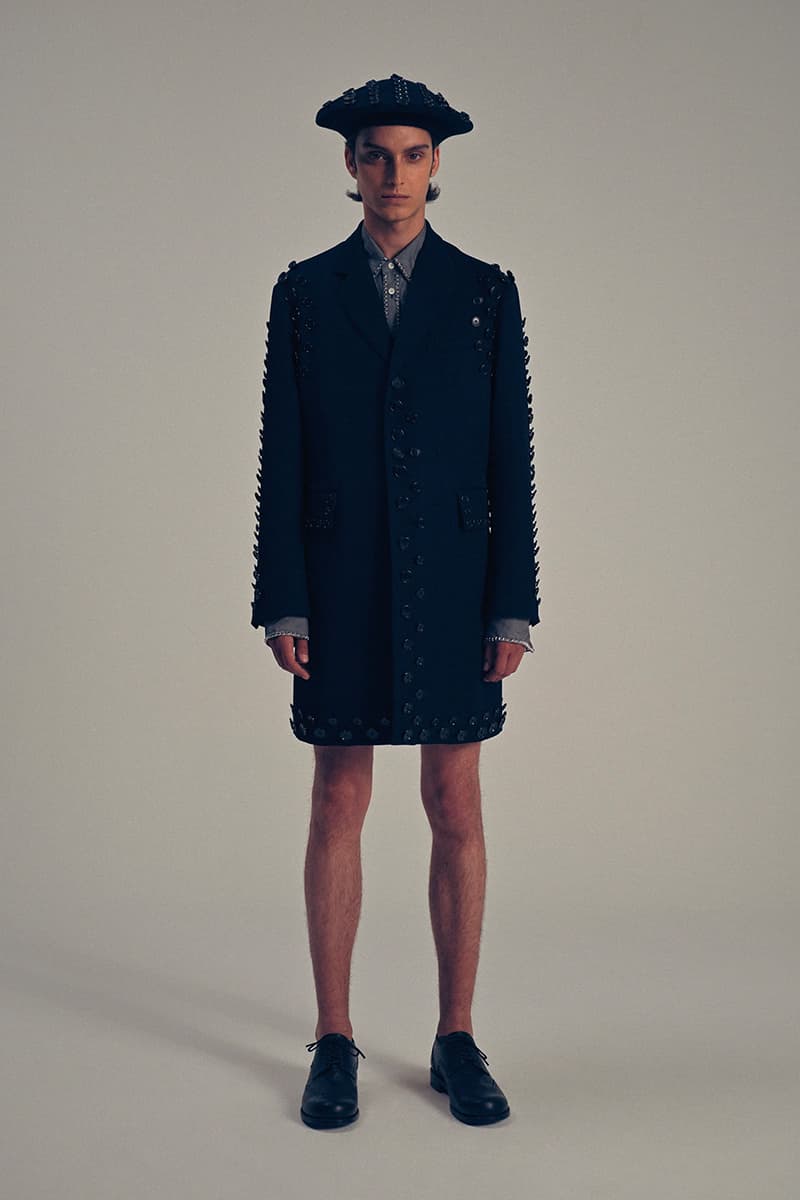 TAKAHIROMIYASHITATheSoloist. Plainsong SS25 Collection Takahiro Miyashita KIJIMA TAKAYUKI ELOSEGUI Judy Blame trench coats tailored jacket Hawaiian shirt