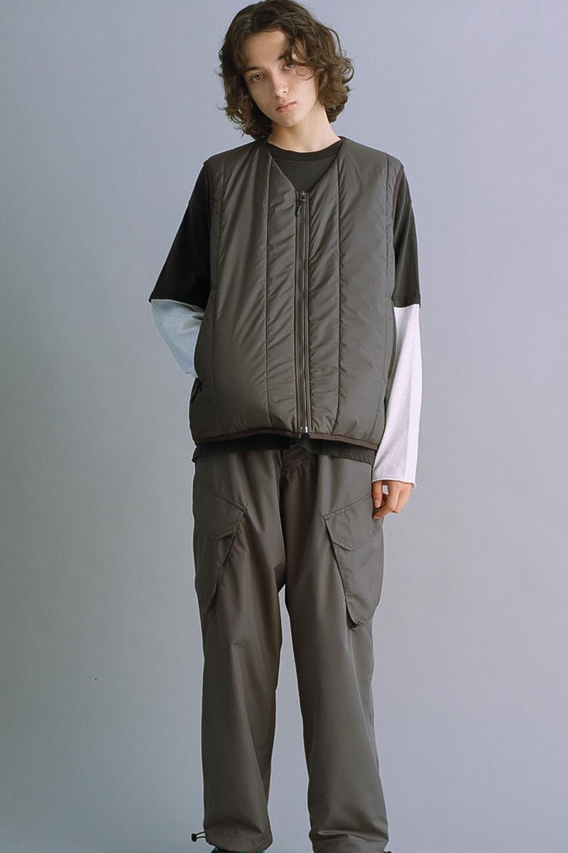 CABARET POVAL Fall/Winter 2024 Collection Yuya Tanaka Diaspora Skateboards zip-up outerwear classic over jackets vest outerwear graphic tees crewneck sweatshirts reversible quilted jackets