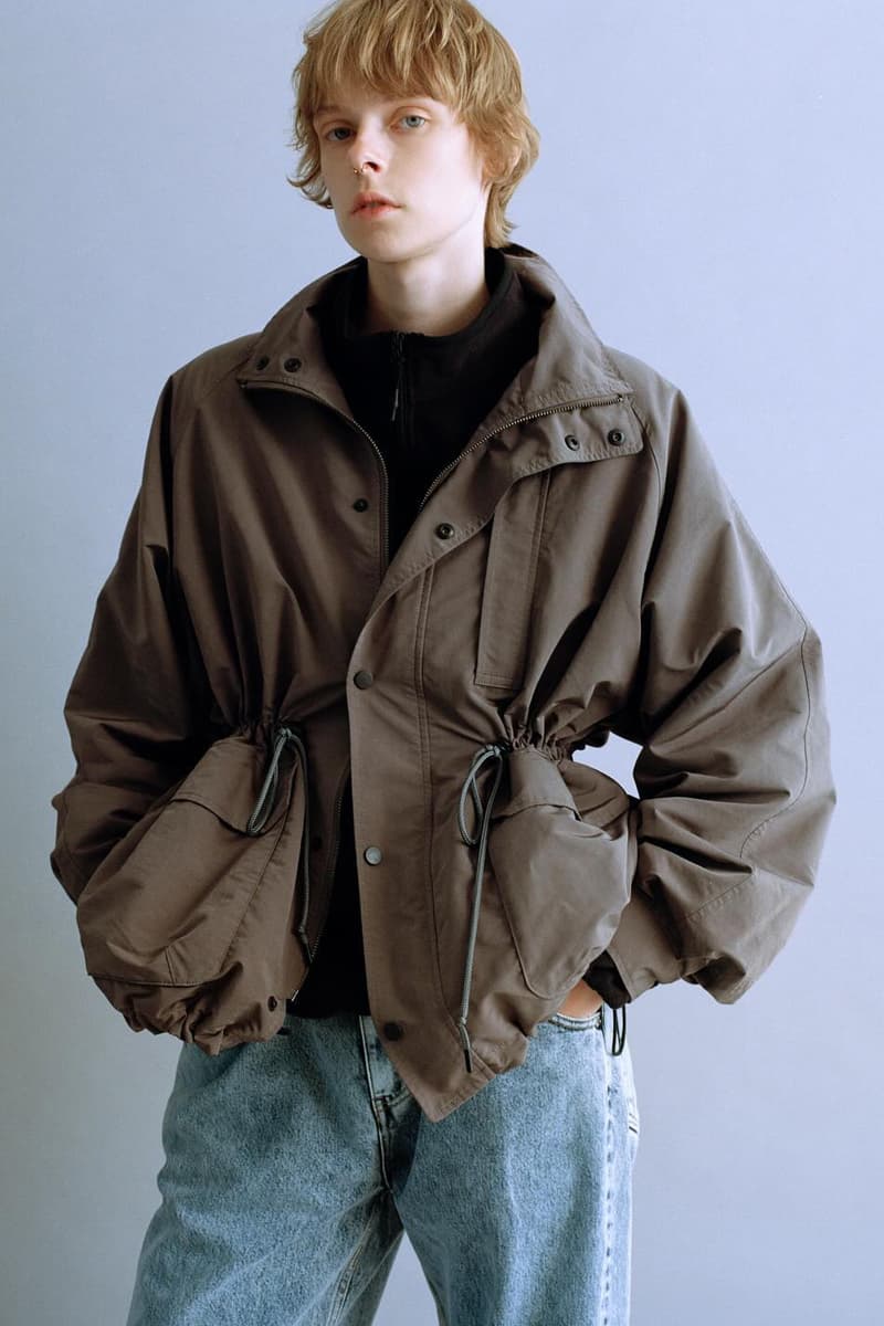 CABARET POVAL Fall/Winter 2024 Collection Yuya Tanaka Diaspora Skateboards zip-up outerwear classic over jackets vest outerwear graphic tees crewneck sweatshirts reversible quilted jackets