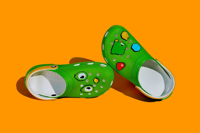 These Duolingo x Crocs Classic Clogs Are a Forever Reminder To Do Your Daily Lessons release info owl bold color jibbitz language app