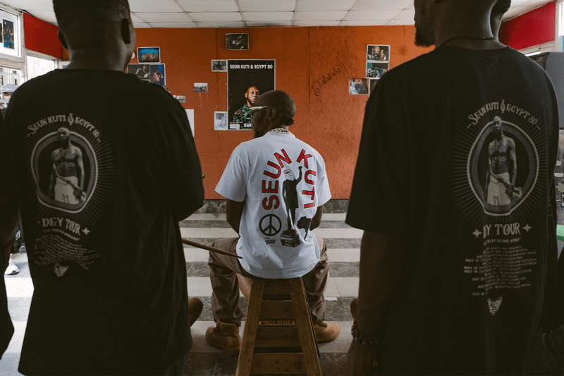 Patta Seun Kuti tshirt Collaboration menswear africa music afrobeat