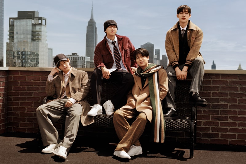 tommy hilfiger stray kids k pop idol fall 2024 campaign fashion preppy autumn menswear