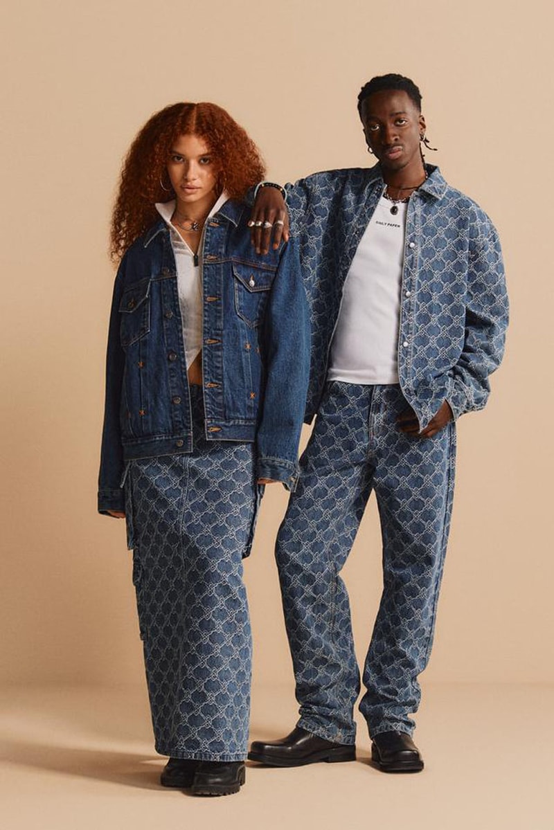 Daily Paper Keeps It Real in "Sensory Overload" FW24 Collection fashion amsterdam label denim internet overstimulation link lookbook capsule clothing 