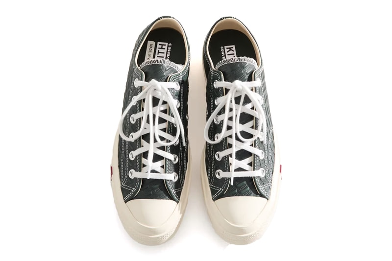 Kith x Converse Reconnect on the Chuck Taylor All Star collab sneaker release info high top low top ox 70 fall classic collection fw24 footwear low top high top lace upper leather sole logo ronnie fieg