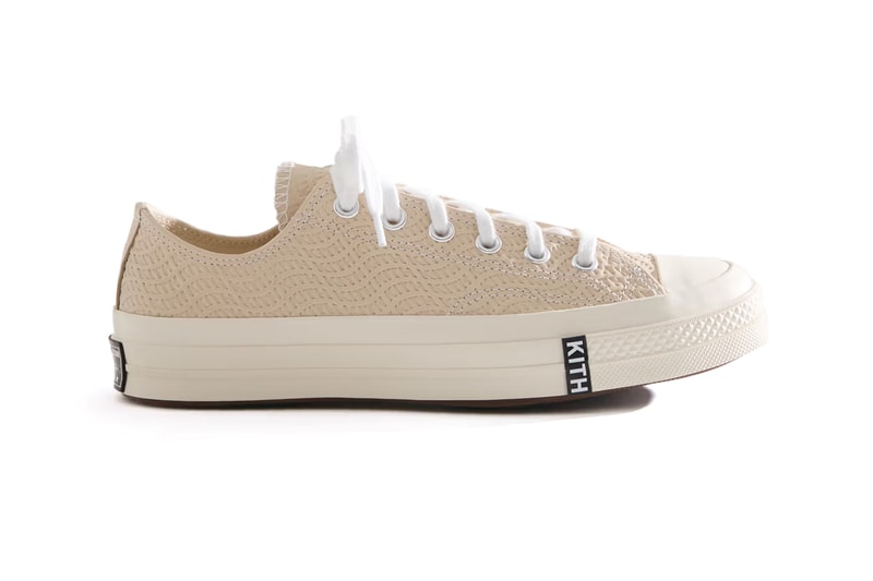 Kith x Converse Reconnect on the Chuck Taylor All Star collab sneaker release info high top low top ox 70 fall classic collection fw24 footwear low top high top lace upper leather sole logo ronnie fieg