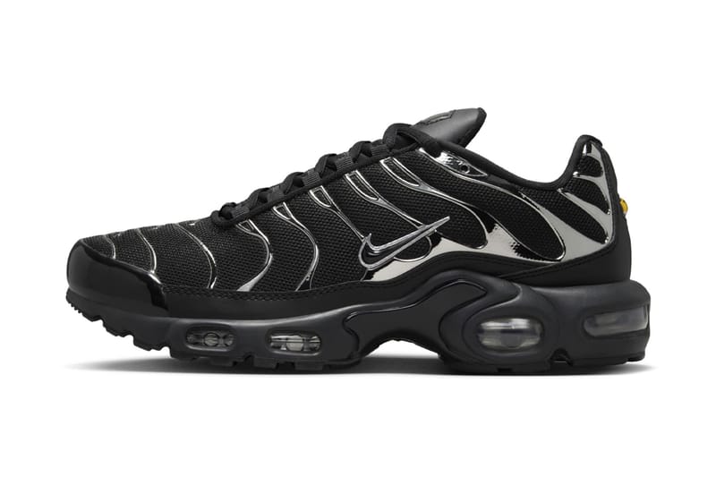 Nike выпустит Air Max Plus в цвете «черный/серебристый металлик»