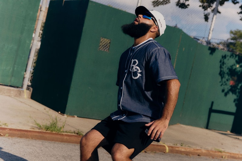 Reigning Champ Hits the Field for "Japan Indigo Series" lookbook baseball stickball new york city bronx lookbook release info price denim bronx