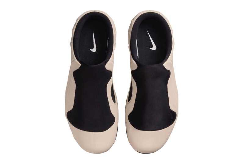 Official Look at the Nike Clogposite "Sanddrift" Metallic Silver-Black HF6881-100 fall 2024 clogs swoosh mules