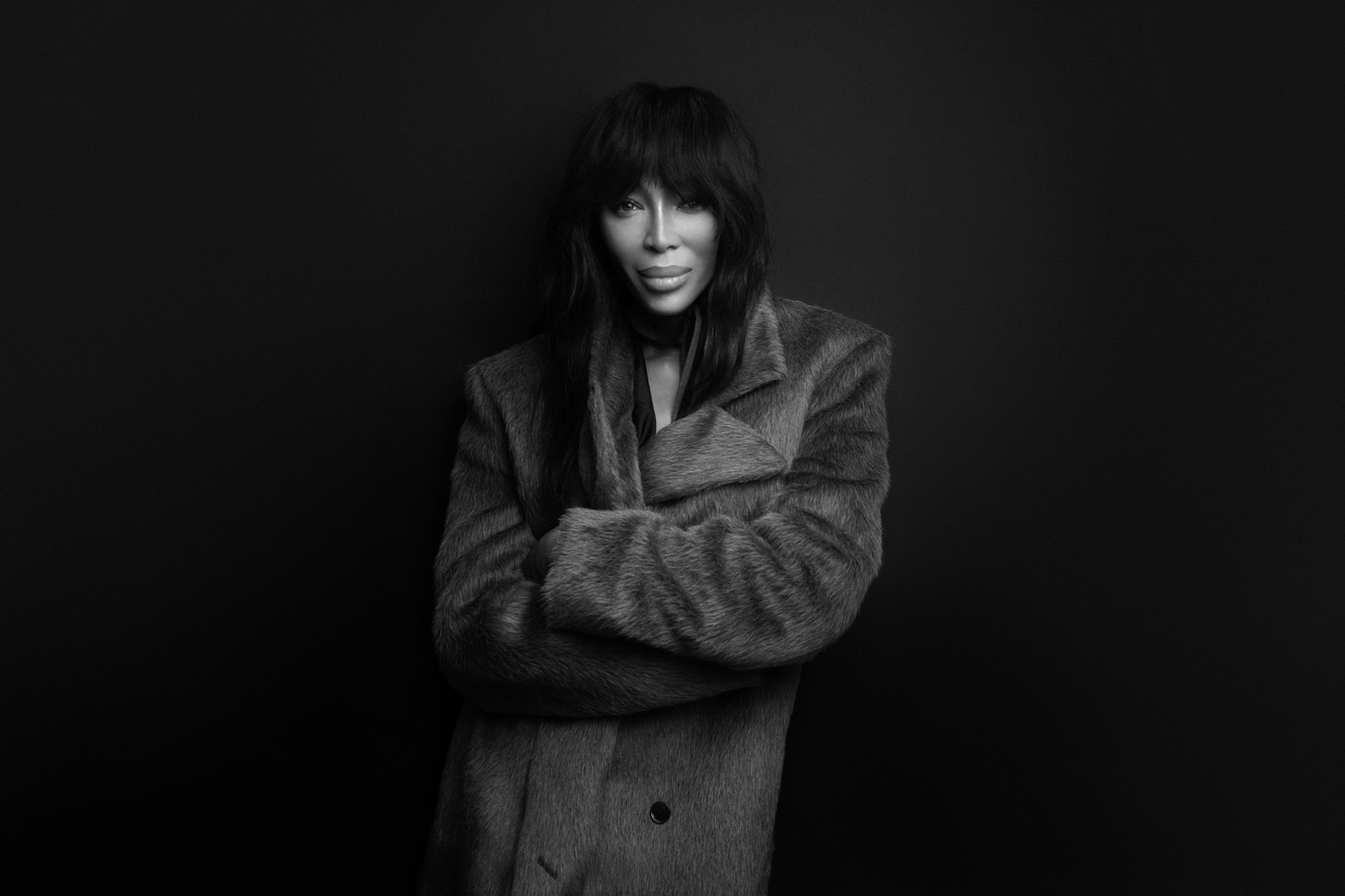 Boss naomi campbell fall winter 2024 collection campaign its for life fashion career legacy suiting designers capsule photographer v&a museum supermodel model