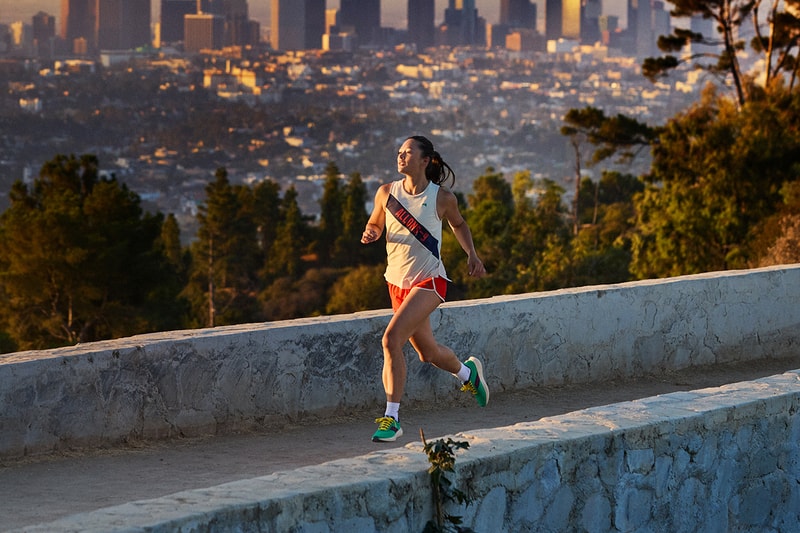 Tracksmith Clare V. Le Jogging Collection Trackhouse Sweatshirt Van Cortlandt Singlet release info shopping 