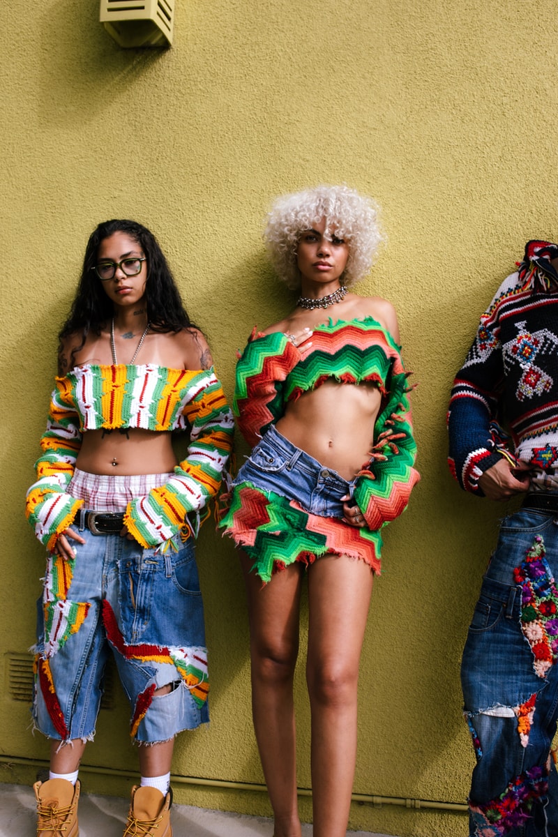 Nigel Xavier's Upcycled Knitwear Is a Maximalist's Dream