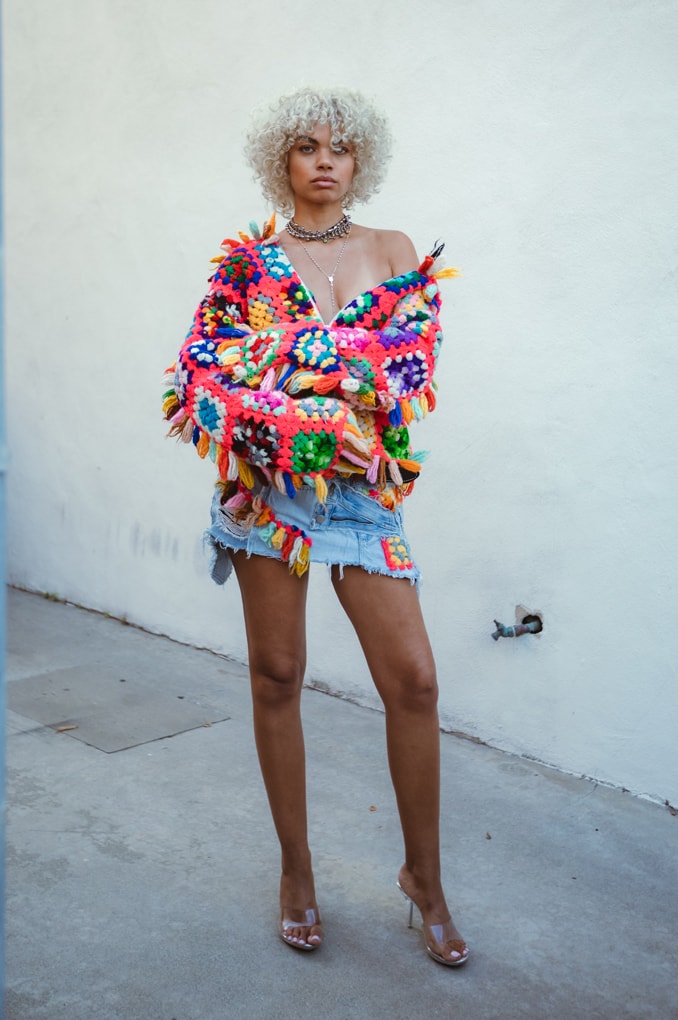 Nigel Xavier's Upcycled Knitwear Is a Maximalist's Dream