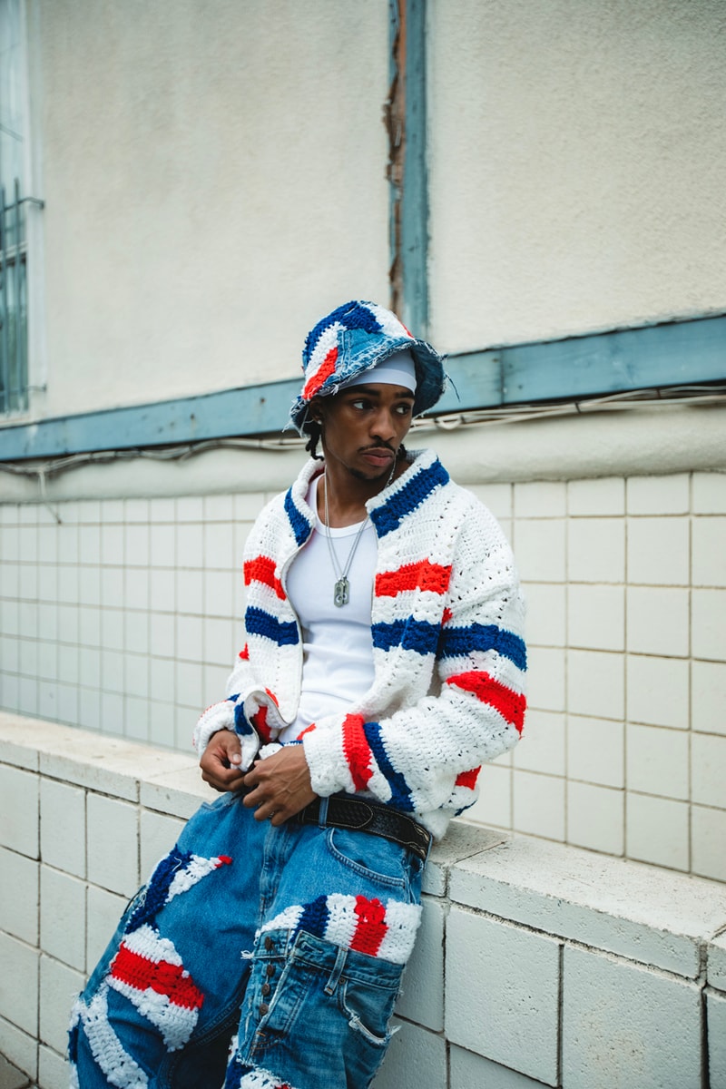 Nigel Xavier's Upcycled Knitwear Is a Maximalist's Dream