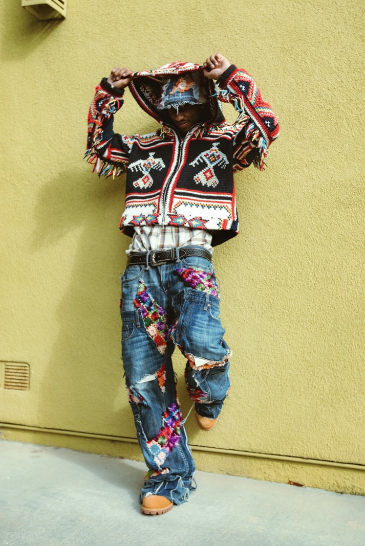 Nigel Xavier's Upcycled Knitwear Is a Maximalist's Dream