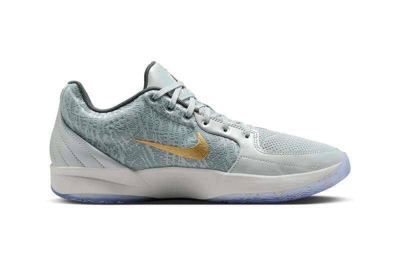 First Look at the Nike Ja 2 "Christmas" FV6070-002 Release Info Light Silver/Metallic Gold-Iron Grey december 2024 release info ja moran memphis grizzlies basketball nba pg point guard