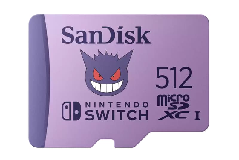 Pokémon SanDisk microSD Cards Release Info SDSQXAO-1T00-GN6ZK SDSQXAO-512G-GN6ZK SDSQXAO-256G-GN6ZK Pikachu 256 GB Gengar 512GB Snorlax 1TB gigabyte terabyte