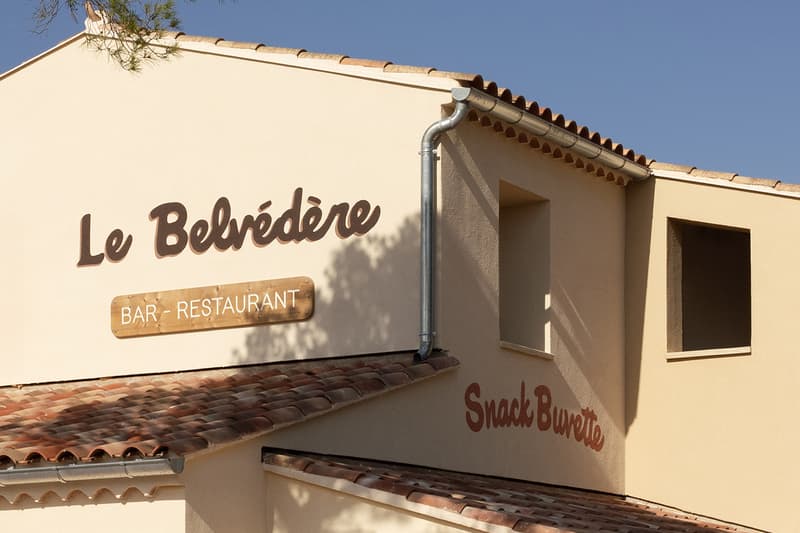 Le Belvédère restaurant designed Rudy Guénaire Mont Ventoux Crillon-Le-Brave in Provence